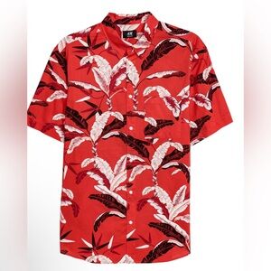🖤H&M Men's Tropical Print Shirt